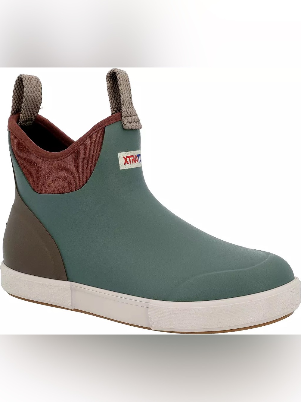 XTRATUF Women’s Vintage Ankle Deck Boots Green US 8.5 EU 39